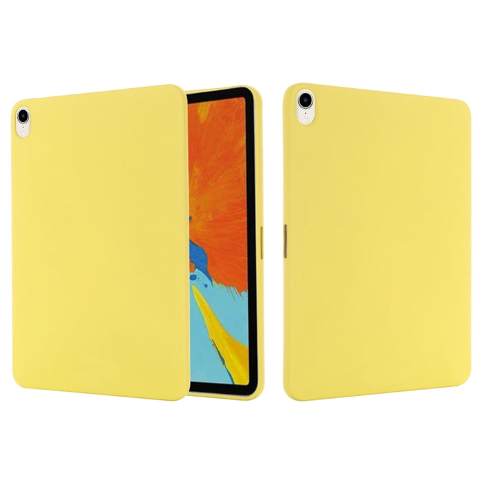 Funda de tableta de cobertura total a prueba de caídas de silicona líquida de color sólido