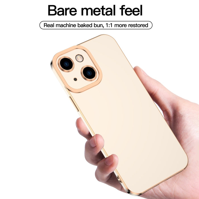 Caja del teléfono TPU galvanizada 6D