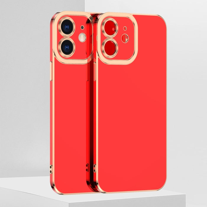 Caja del teléfono TPU galvanizada 6D