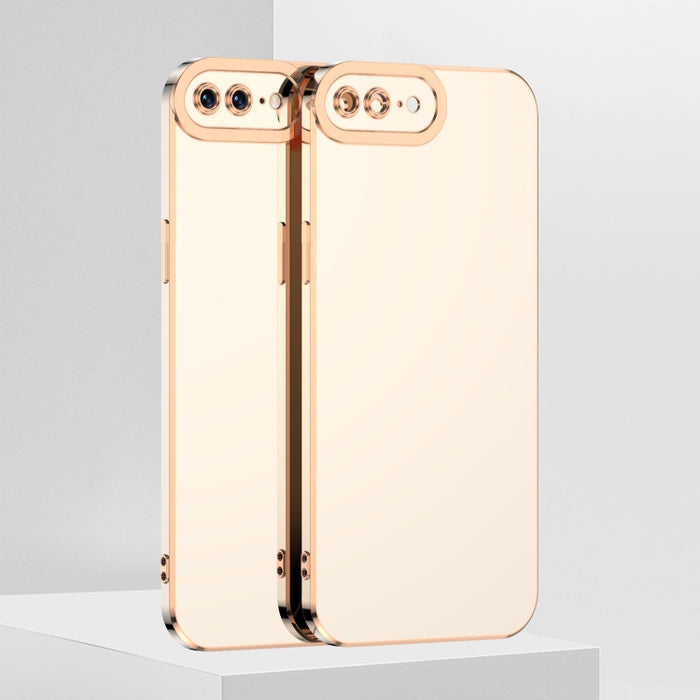 Caja del teléfono TPU galvanizada 6D