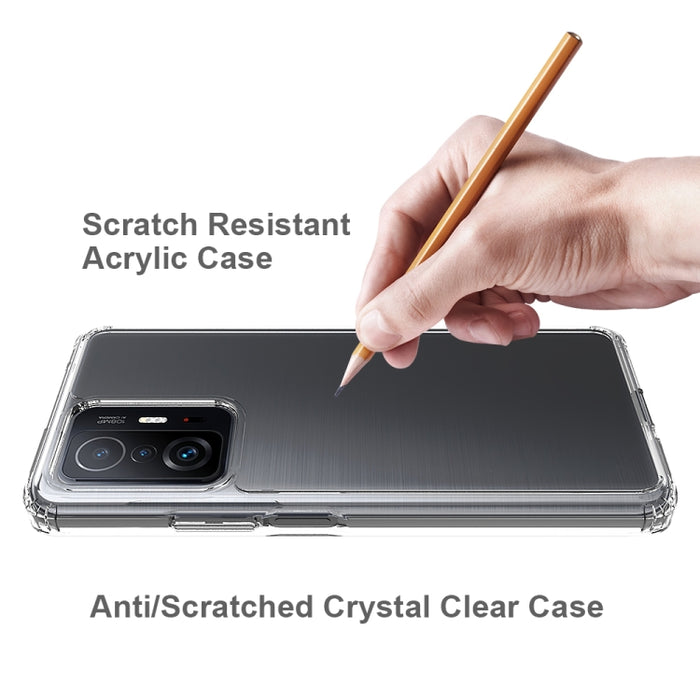 TPU a prueba de golpes a prueba de arañazos + funda protectora de acrílico para teléfono, For Xiaomi Redmi 10 4G / Note 11 4G International Version, For Xiaomi Mi 11T / 11T Pro