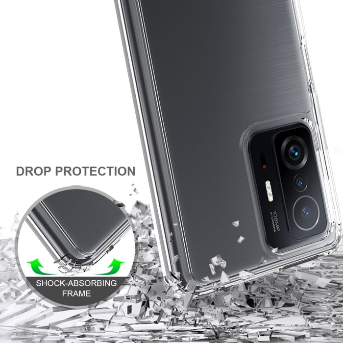 TPU a prueba de golpes a prueba de arañazos + funda protectora de acrílico para teléfono, For Xiaomi Redmi 10 4G / Note 11 4G International Version, For Xiaomi Mi 11T / 11T Pro