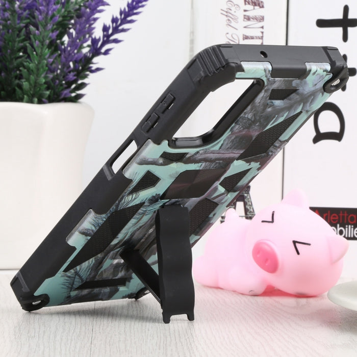 Camuflaje Armadura a prueba de golpes TPU + PC Funda protectora magnética para teléfono con soporte, For Samsung Galaxy A13 5G, For Samsung Galaxy S22 5G, For Xiaomi Mi 11T / 11T Pro, For Samsung Galaxy S22+ 5G