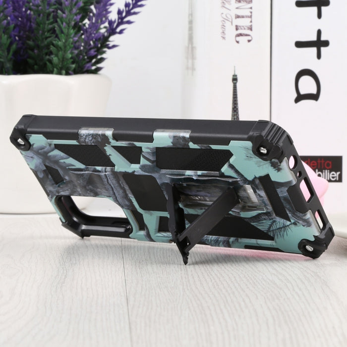 Camuflaje Armadura a prueba de golpes TPU + PC Funda protectora magnética para teléfono con soporte, For Samsung Galaxy A13 5G, For Samsung Galaxy S22 5G, For Xiaomi Mi 11T / 11T Pro, For Samsung Galaxy S22+ 5G