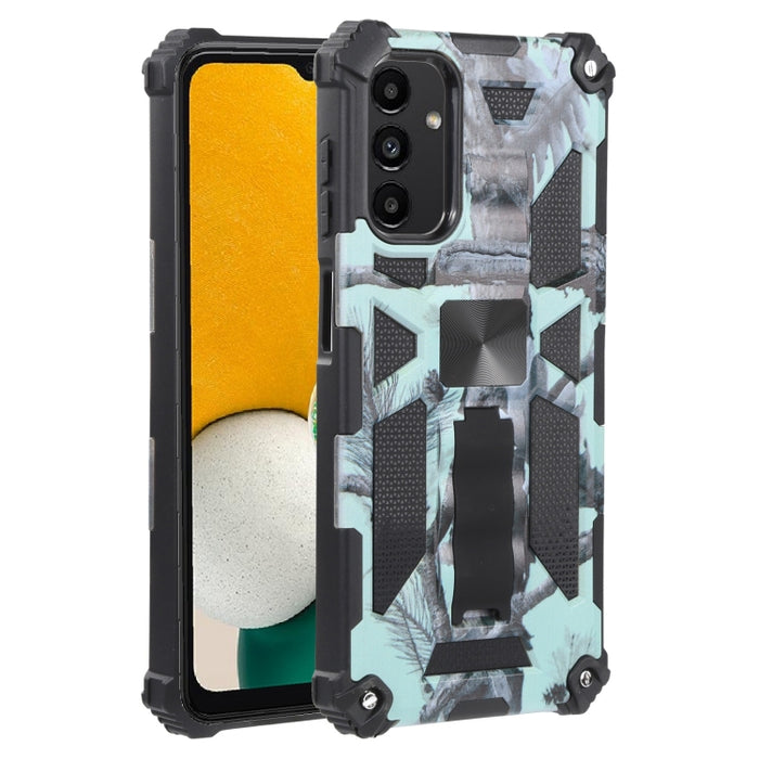 Camuflaje Armadura a prueba de golpes TPU + PC Funda protectora magnética para teléfono con soporte, For Samsung Galaxy A13 5G, For Samsung Galaxy S22 5G, For Xiaomi Mi 11T / 11T Pro, For Samsung Galaxy S22+ 5G
