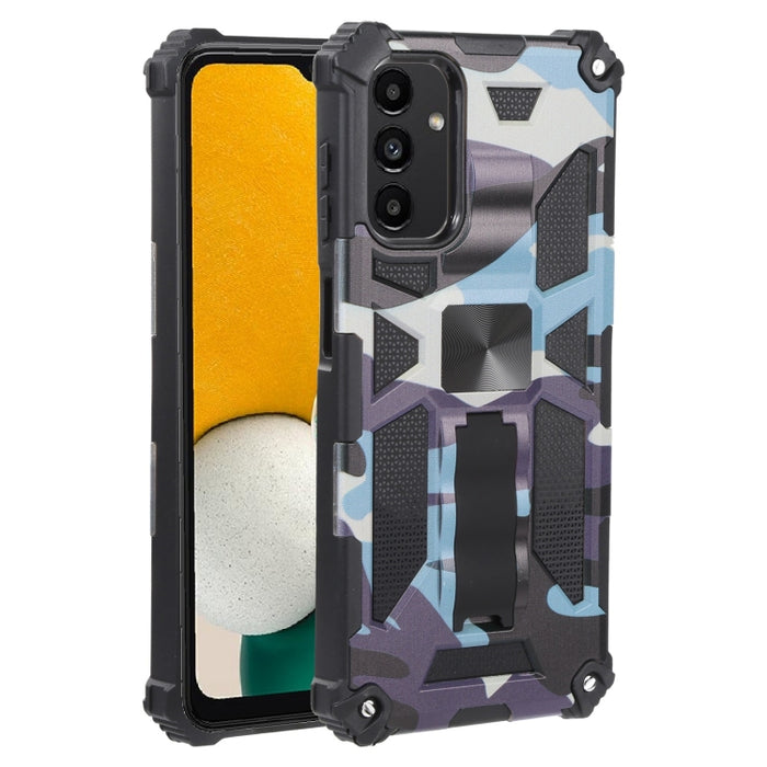 Camuflaje Armadura a prueba de golpes TPU + PC Funda protectora magnética para teléfono con soporte, For Samsung Galaxy A13 5G, For Samsung Galaxy S22 5G, For Xiaomi Mi 11T / 11T Pro, For Samsung Galaxy S22+ 5G