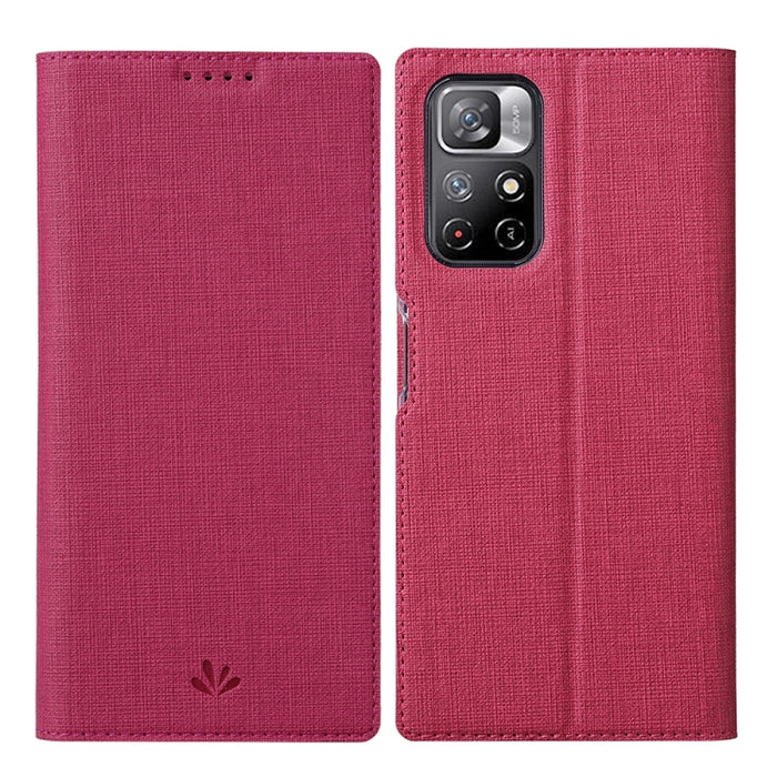 Funda de cuero con tapa magnética a prueba de golpes de la serie ViLi DMX, For Xiaomi Redmi Note 11, For Xiaomi Redmi Note 11 Pro