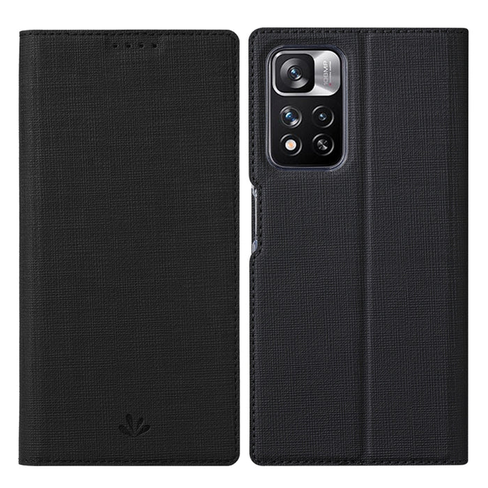 Funda de cuero con tapa magnética a prueba de golpes de la serie ViLi DMX, For Xiaomi Redmi Note 11, For Xiaomi Redmi Note 11 Pro