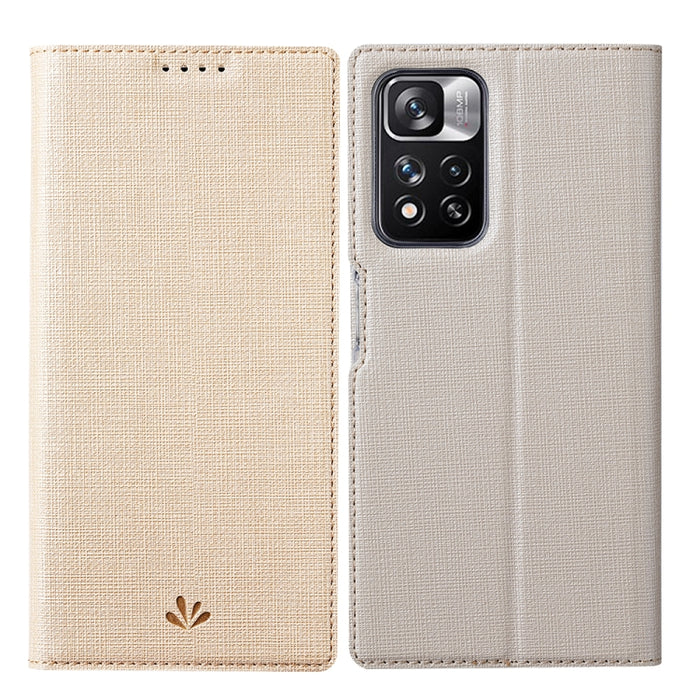 Funda de cuero con tapa magnética a prueba de golpes de la serie ViLi DMX, For Xiaomi Redmi Note 11, For Xiaomi Redmi Note 11 Pro