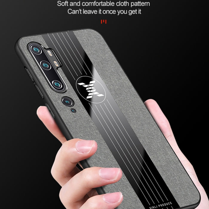 Funda de teléfono TPU con textura de tela de costura XINLI, For Xiaomi Mi CC9 Pro, For Xiaomi Civi, For Xiaomi Mi Mix 4, For Xiaomi Mi Note 10 Lite, For Xiaomi Poco M3