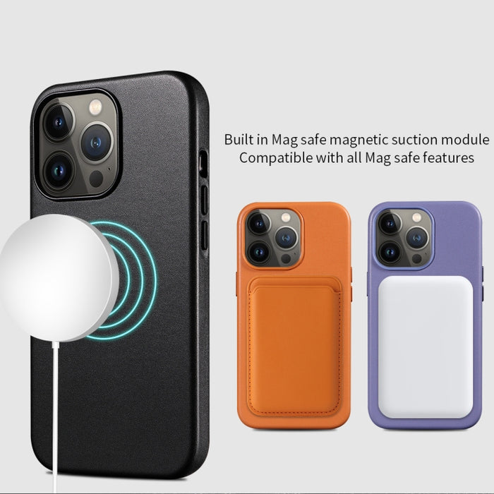 PU + TPU Magsafe magnético + caja del teléfono con chip IC
