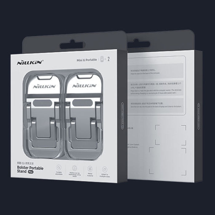 Soporte para computadora portátil de aleación de zinc ajustable de tres velocidades NILLKIN Bolster Plus Sticky