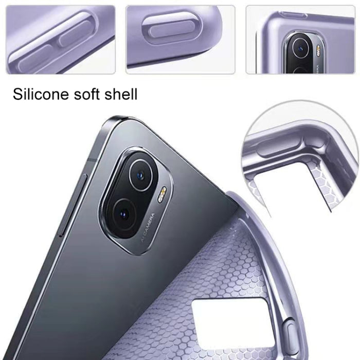 Estuche para tableta Skin Feel Matte Honeycomb Leather con soporte triple, For Xiaomi Pad 5 / Pad 5 Pro