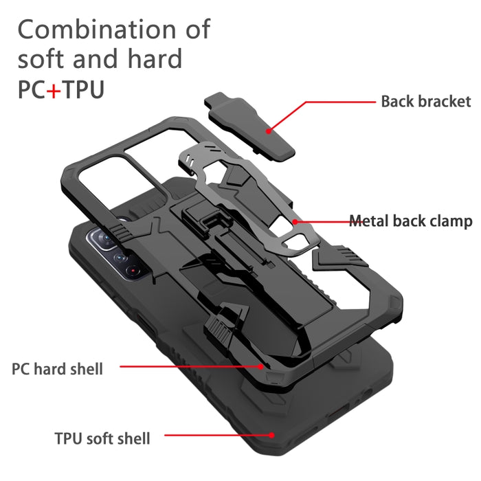 Armor Warrior PC + Funda de teléfono TPU, For Xiaomi Redmi Note 11 5G