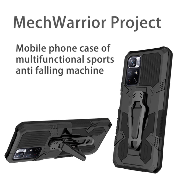 Armor Warrior PC + Funda de teléfono TPU, For Xiaomi Redmi Note 11 5G