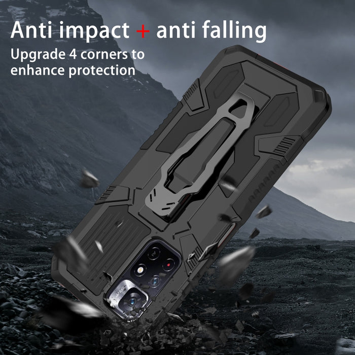 Armor Warrior PC + Funda de teléfono TPU, For Xiaomi Redmi Note 11 5G