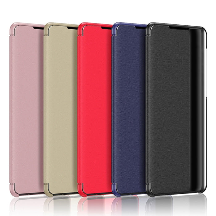 Estuche de cuero para teléfono con vista de ventana, For Xiaomi Redmi Note 11 Pro, For Xiaomi Redmi Note 11, For Samsung Galaxy S22 Ultra 5G, For Samsung Galaxy S22+ 5G, For Samsung Galaxy S22 5G