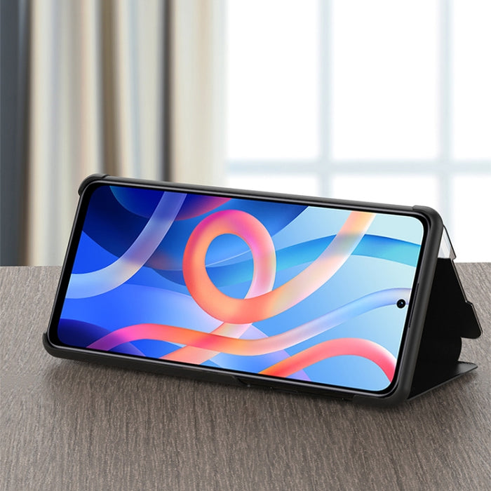 Estuche de cuero para teléfono con vista de ventana, For Xiaomi Redmi Note 11 Pro, For Xiaomi Redmi Note 11, For Samsung Galaxy S22 Ultra 5G, For Samsung Galaxy S22+ 5G, For Samsung Galaxy S22 5G