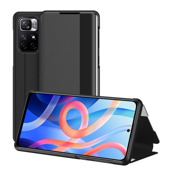 Estuche de cuero para teléfono con vista de ventana, For Xiaomi Redmi Note 11 Pro, For Xiaomi Redmi Note 11, For Samsung Galaxy S22 Ultra 5G, For Samsung Galaxy S22+ 5G, For Samsung Galaxy S22 5G