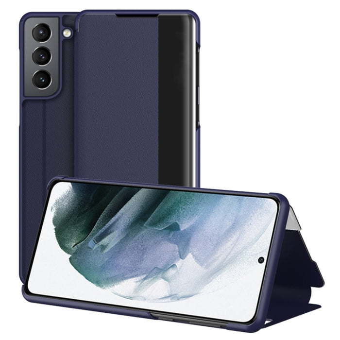 Estuche de cuero para teléfono con vista de ventana, For Xiaomi Redmi Note 11 Pro, For Xiaomi Redmi Note 11, For Samsung Galaxy S22 Ultra 5G, For Samsung Galaxy S22+ 5G, For Samsung Galaxy S22 5G