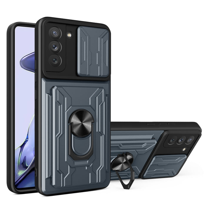 Funda para teléfono con funda para cámara con ranura para tarjeta y soporte, For Xiaomi 11T, For Xiaomi Redmi Note 10 Pro, For Xiaomi Redmi 10, For Samsung Galaxy S21 FE 5G