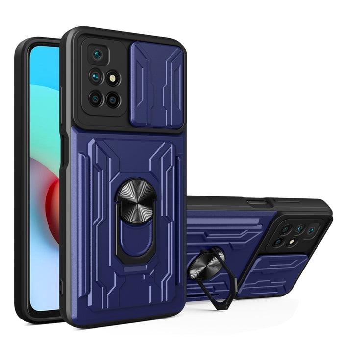 Funda para teléfono con funda para cámara con ranura para tarjeta y soporte, For Xiaomi 11T, For Xiaomi Redmi Note 10 Pro, For Xiaomi Redmi 10, For Samsung Galaxy S21 FE 5G