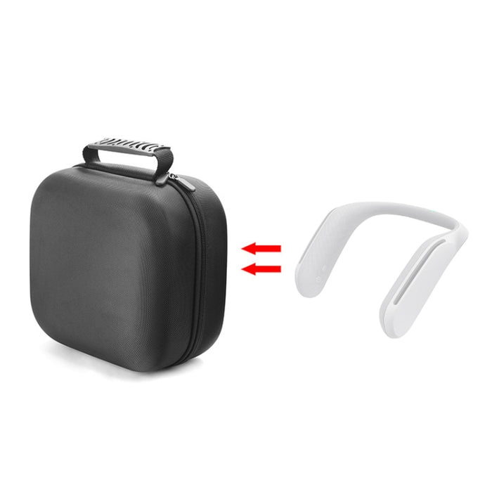 Bolsa de almacenamiento protectora para altavoz de audio montada en el cuello