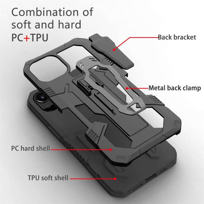Machine Armor Warrior PC + Funda de teléfono TPU, For iPhone 13 Pro, For iPhone 13 Pro Max