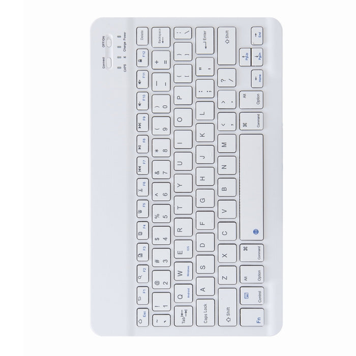 Estuche de cuero para teclado Bluetooth H-102 con soporte trasero triple