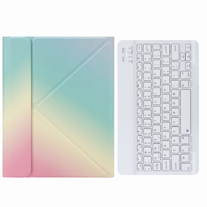 Estuche de cuero para teclado Bluetooth H-102 con soporte trasero triple