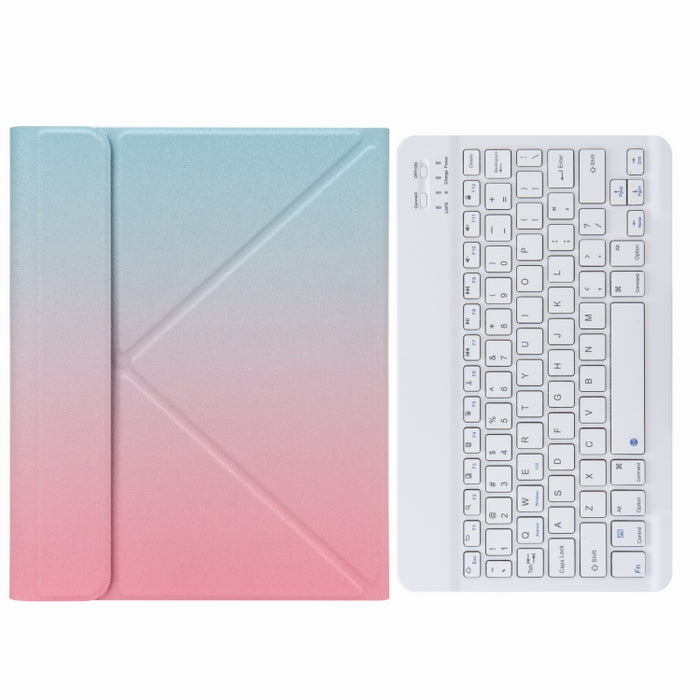 Estuche de cuero para teclado Bluetooth H-102 con soporte trasero triple