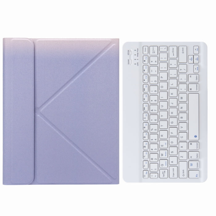 Estuche de cuero para teclado Bluetooth H-102 con soporte trasero triple
