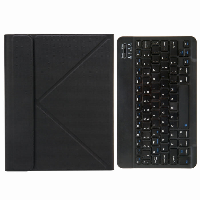 Estuche de cuero para teclado Bluetooth H-102 con soporte trasero triple