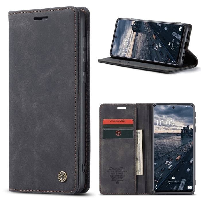 CaseMe 013 Estuche multifuncional de cuero con tapa horizontal para teléfono, For Samsung Galaxy A13 4G/A13 5G/A04S/A04/M13 5G, For Samsung Galaxy A33 5G, For Samsung Galaxy A53 5G, For Samsung Galaxy S22, For Samsung Galaxy S22+                       ...