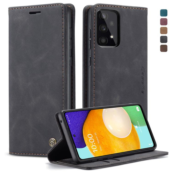 CaseMe 013 Estuche multifuncional de cuero con tapa horizontal para teléfono, For Samsung Galaxy A13 4G/A13 5G/A04S/A04/M13 5G, For Samsung Galaxy A33 5G, For Samsung Galaxy A53 5G, For Samsung Galaxy S22, For Samsung Galaxy S22+                       ...