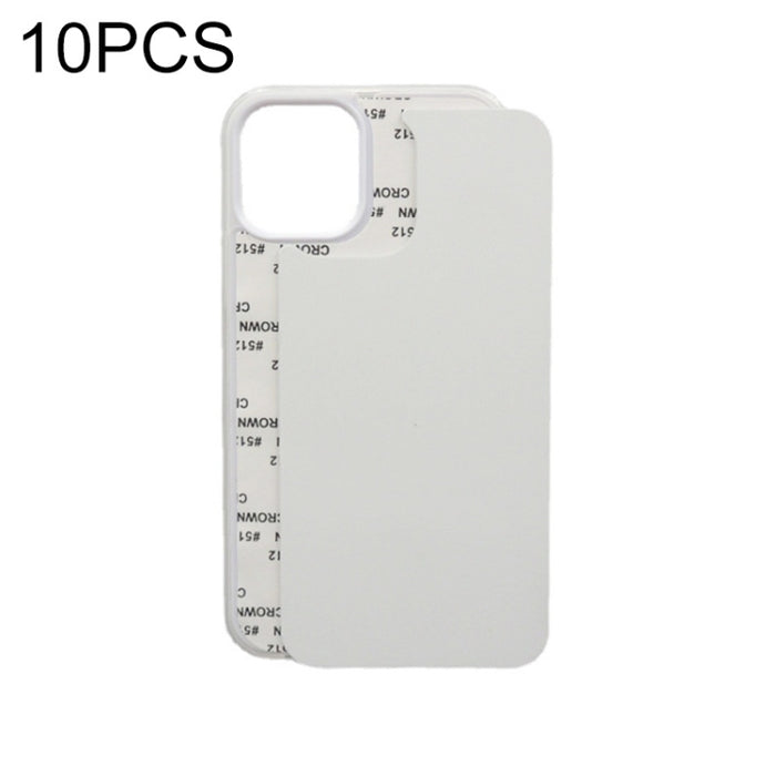 10 PCS 2D Caja de teléfono de sublimación en blanco