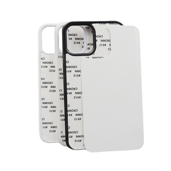 10 PCS 2D Caja de teléfono de sublimación en blanco