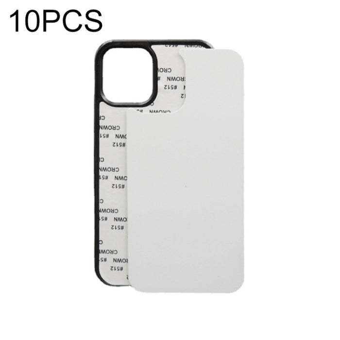 10 PCS 2D Caja de teléfono de sublimación en blanco