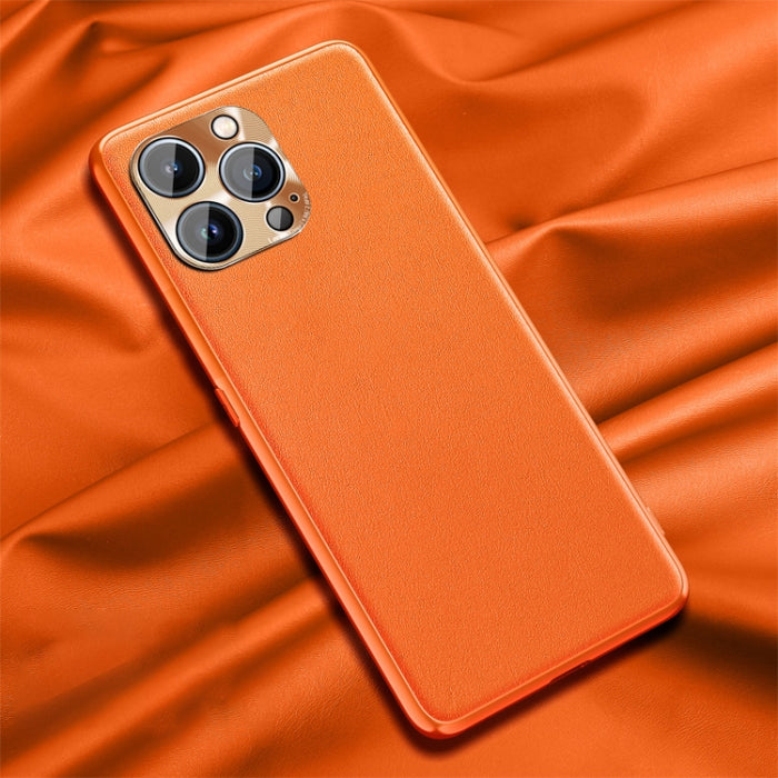 Estuche de cuero de piel lisa