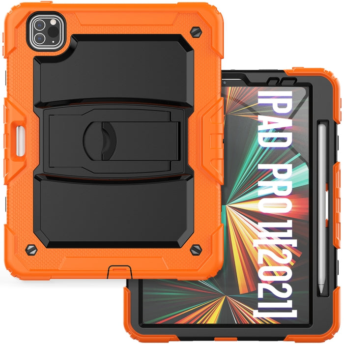 Funda de silicona + PC para tableta con soporte, For iPad Pro 11 2022 / 2021 / 2020 / 2018