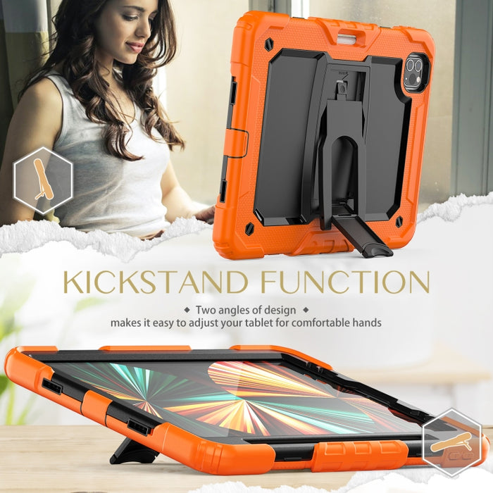 Funda de silicona + PC para tableta con soporte, For iPad Pro 11 2022 / 2021 / 2020 / 2018