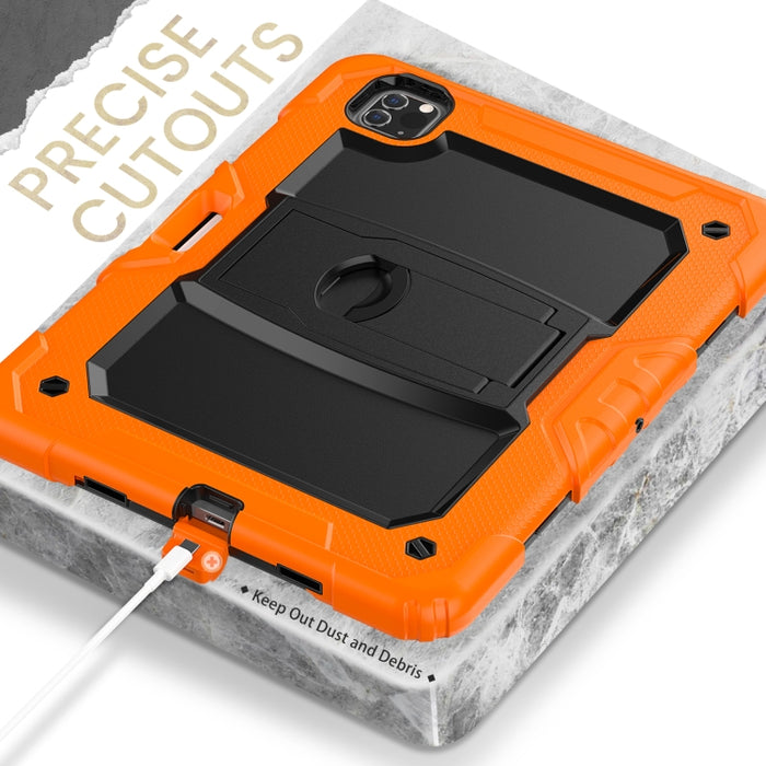 Funda de silicona + PC para tableta con soporte, For iPad Pro 11 2022 / 2021 / 2020 / 2018