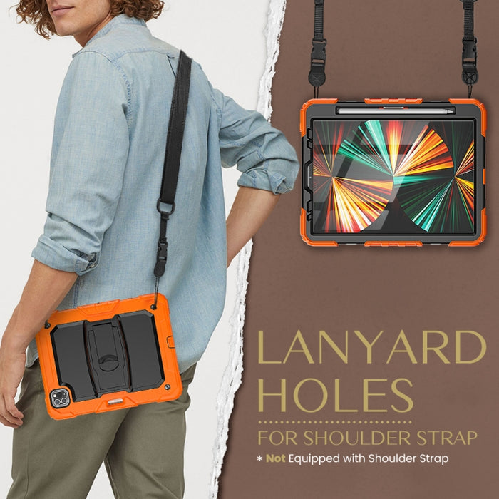 Funda de silicona + PC para tableta con soporte, For iPad Pro 11 2022 / 2021 / 2020 / 2018