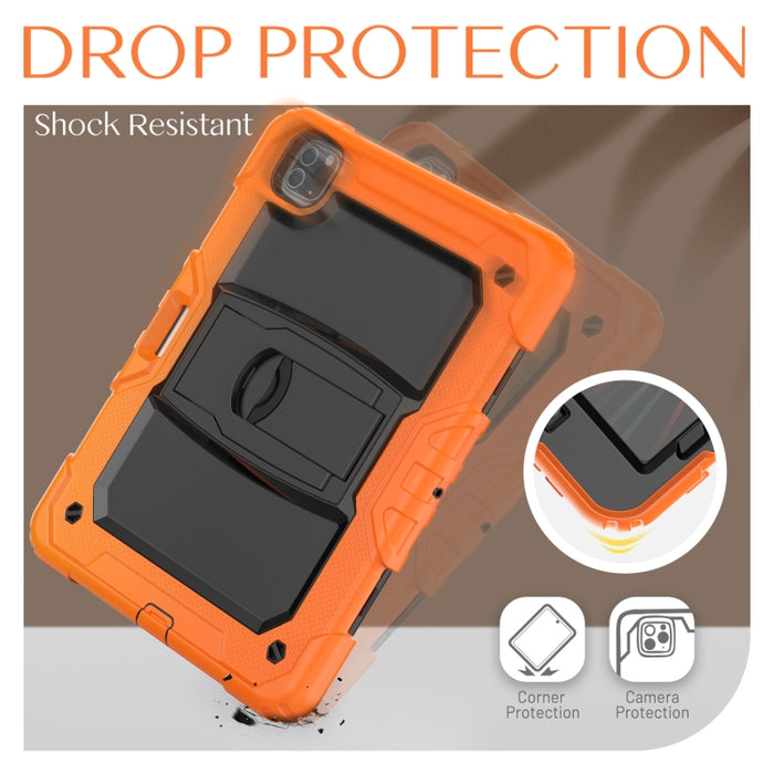 Funda de silicona + PC para tableta con soporte, For iPad Pro 11 2022 / 2021 / 2020 / 2018