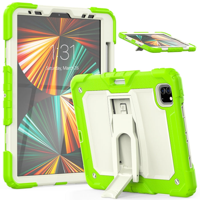 Funda de silicona + PC para tableta con soporte