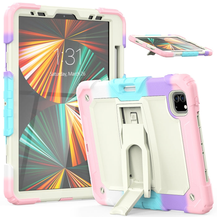 Funda de silicona + PC para tableta con soporte