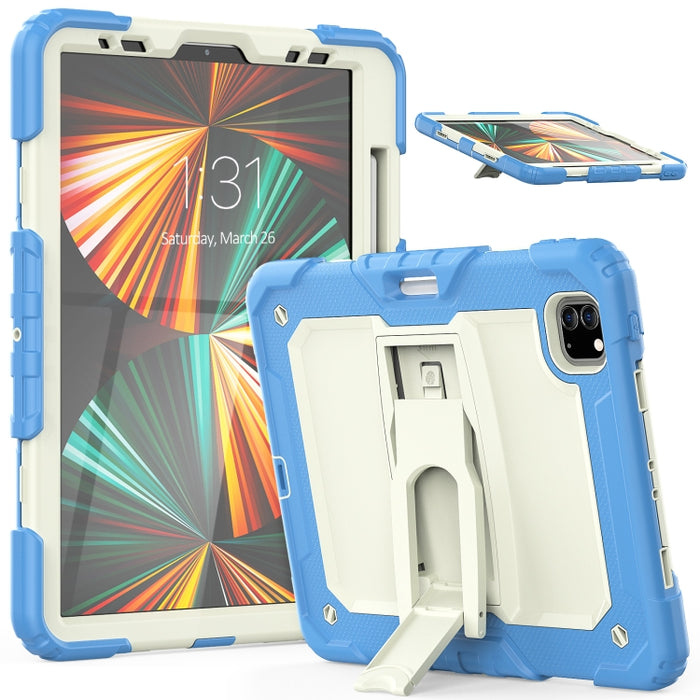 Funda de silicona + PC para tableta con soporte