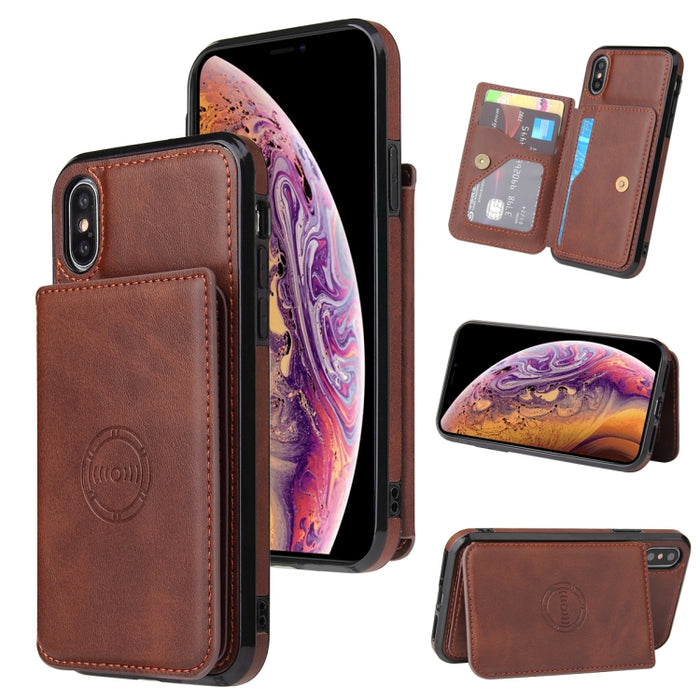 Estuche magnético con textura de becerro