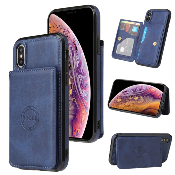Estuche magnético con textura de becerro