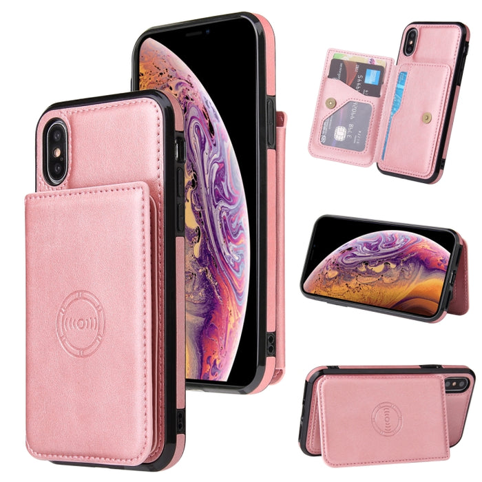Estuche magnético con textura de becerro